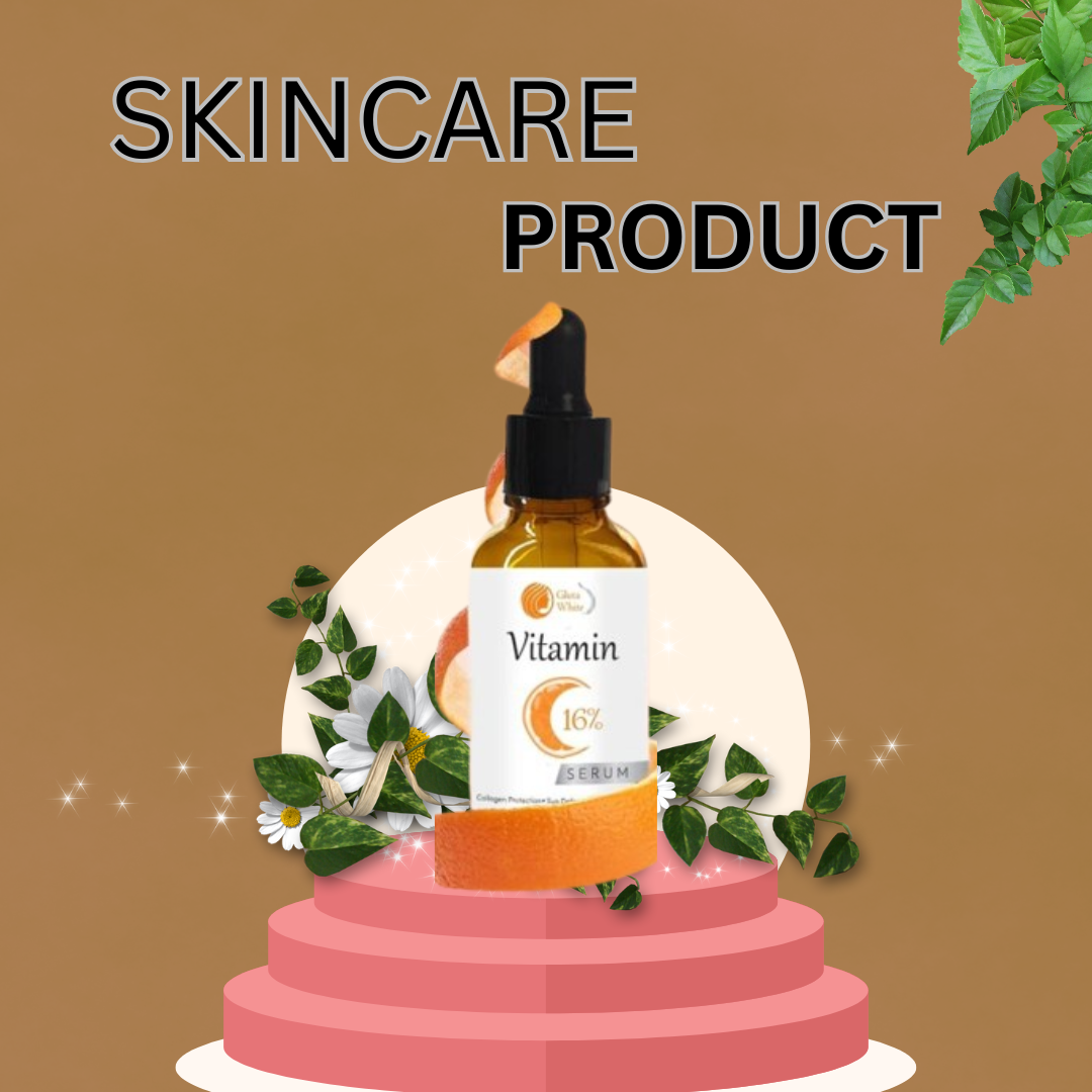 Vitamin C Serum For Face Glowing & Dark Spots | Gluta White Vitamin C 16% Serum