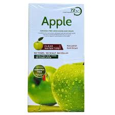 Apple Hair Color 500 Ml Ammonia-free Black Hair Color Cream – Natural-looking Coverage With Nourishing Formula