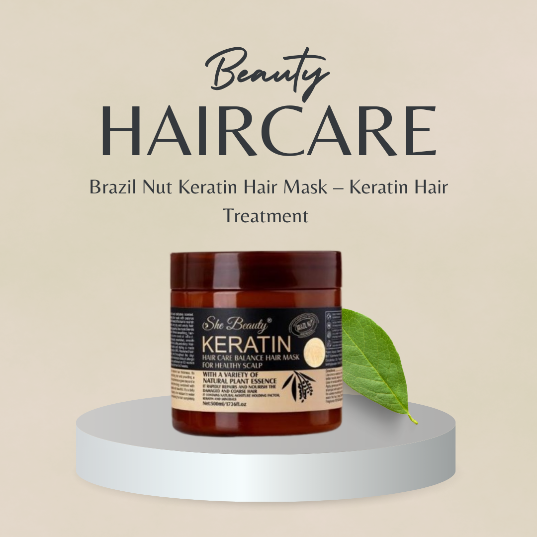 Brazil Nut Keratin Hair Mask – Keratin Hair Treatment (500ml)