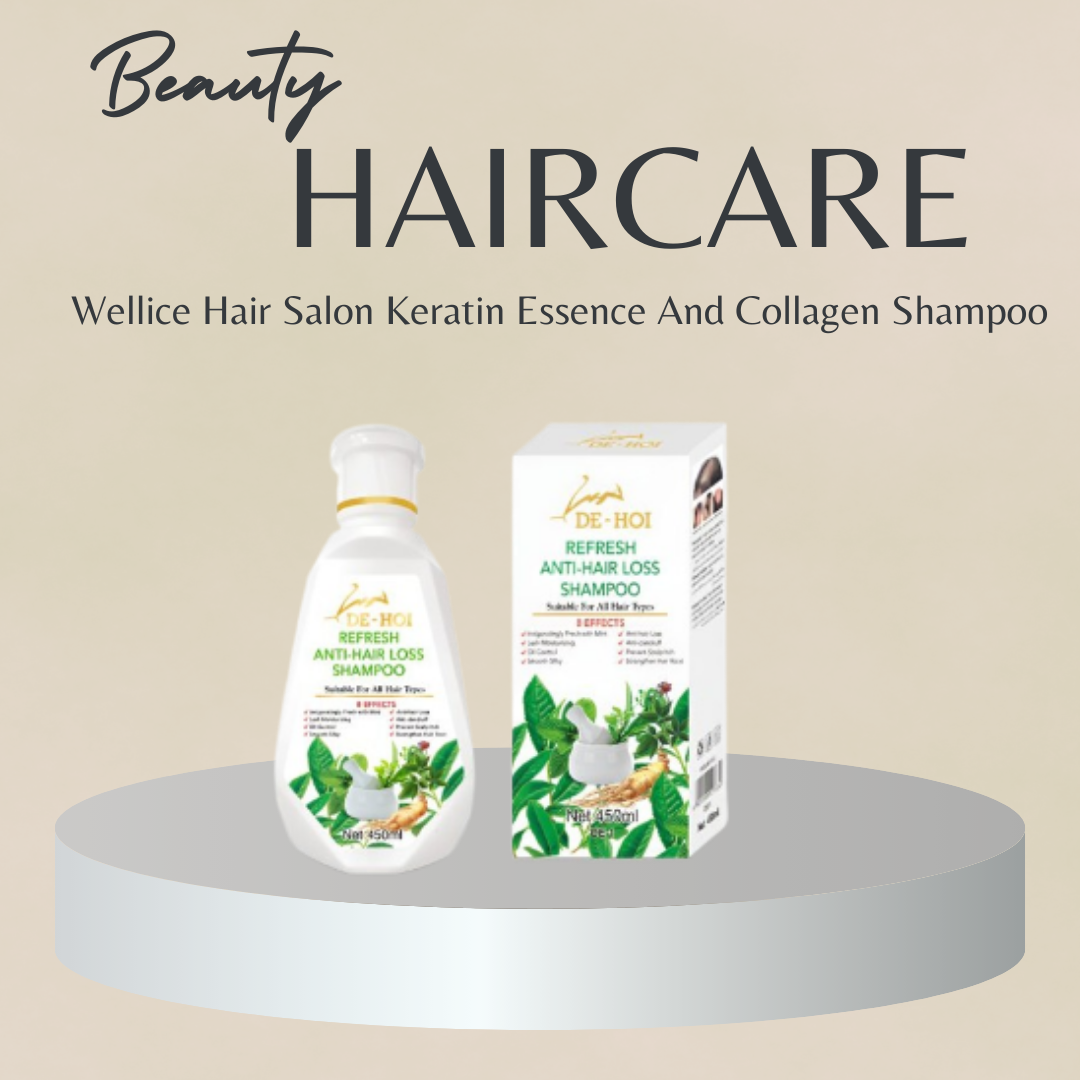 De-hoi Refresh Anti-hair Loss Shampoo Ginger Hair Care Shampoo Helps Stop Hair Loss 450ml